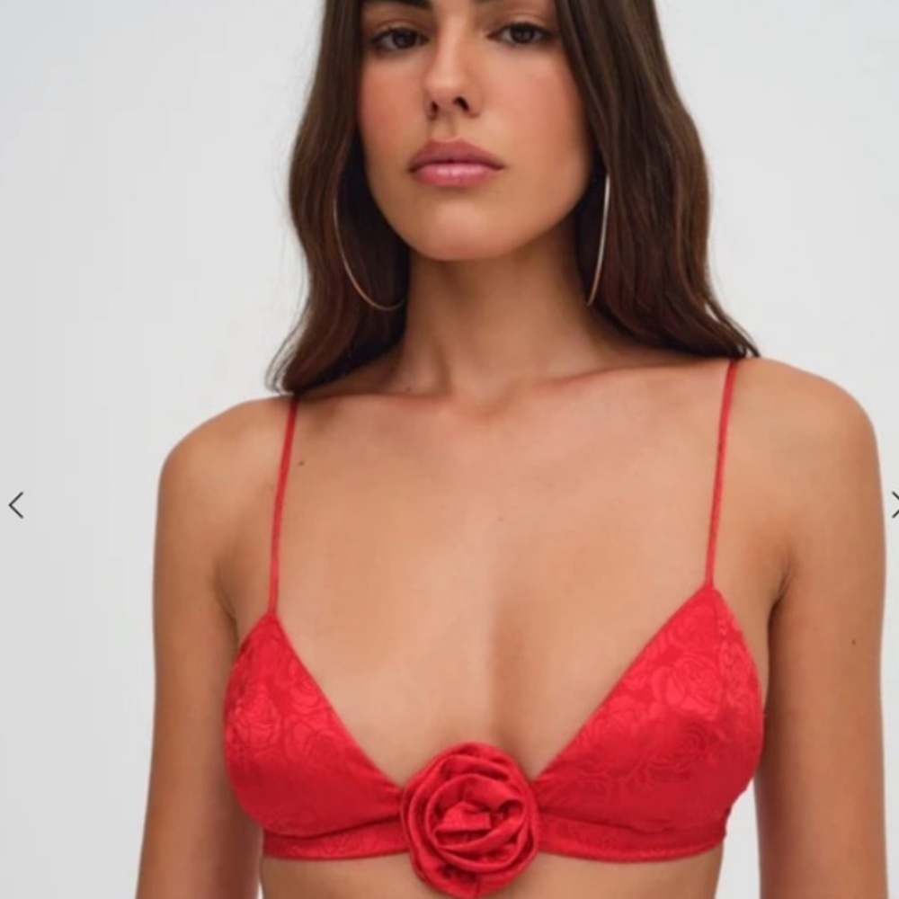 For Love & Lemons Otessa Rose Bralette New With Tags Size Small